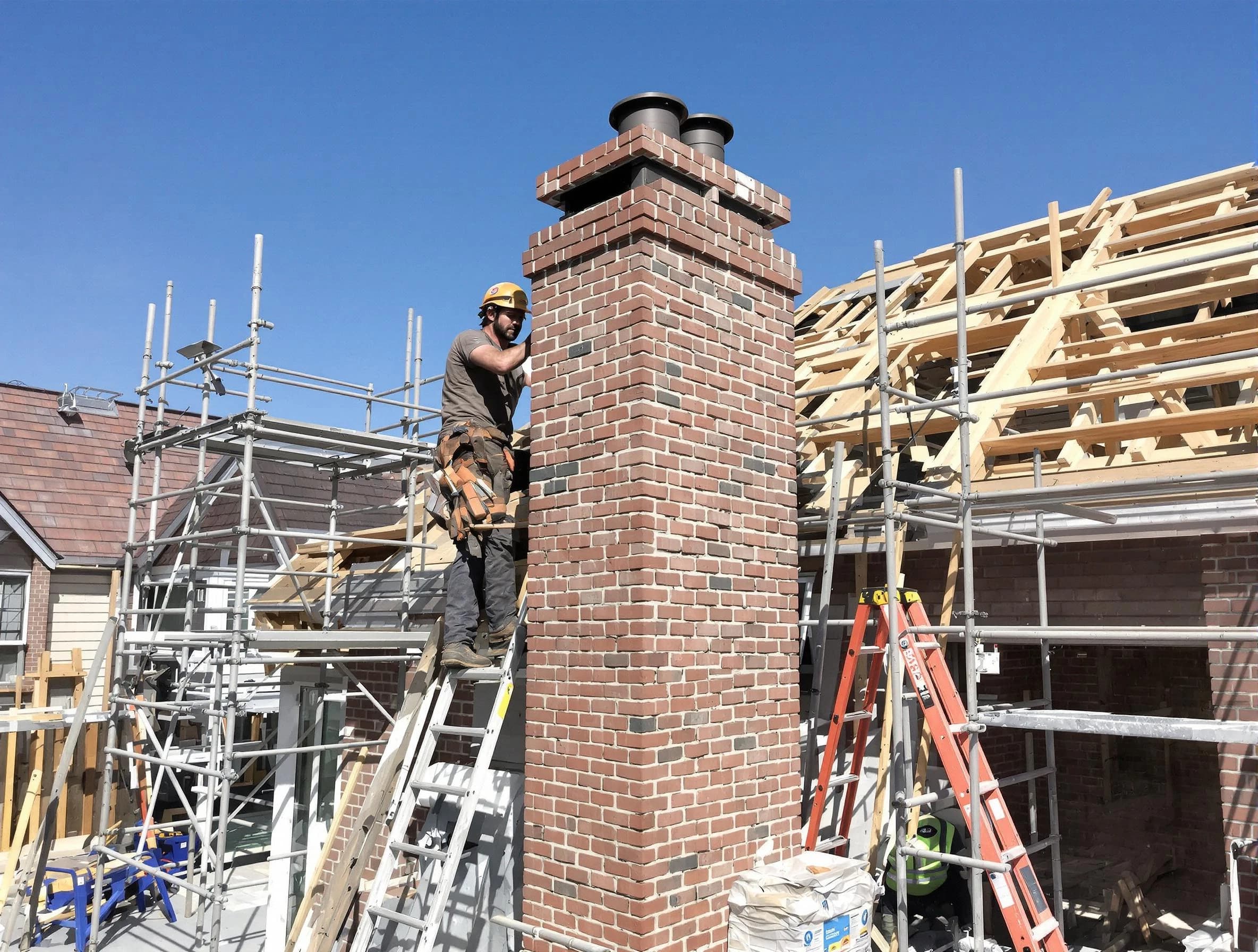 New chimney installation completed by Marshall Chimney Sweep in Marshall, PA