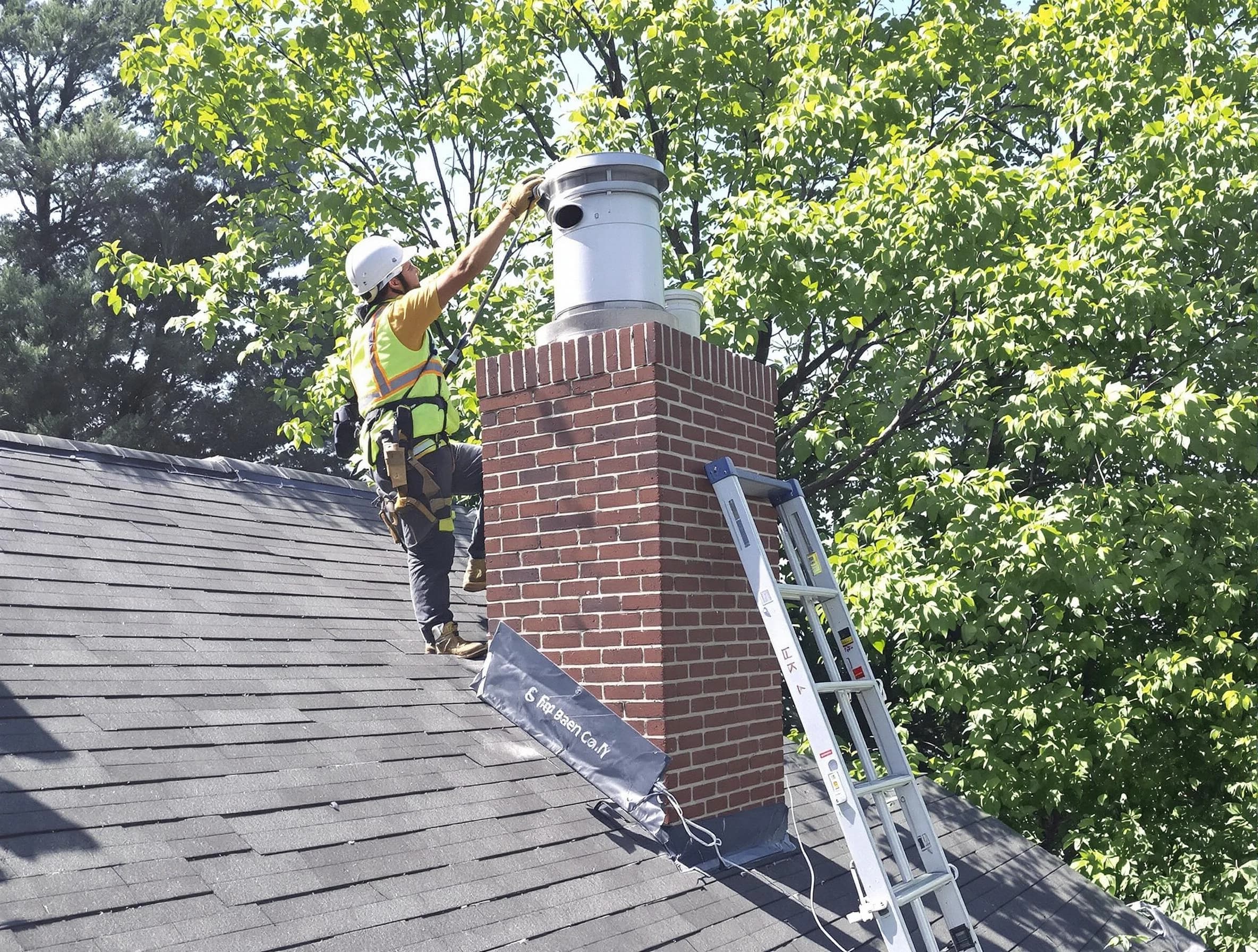Chimney liner inspection by Marshall Chimney Sweep in Marshall, PA