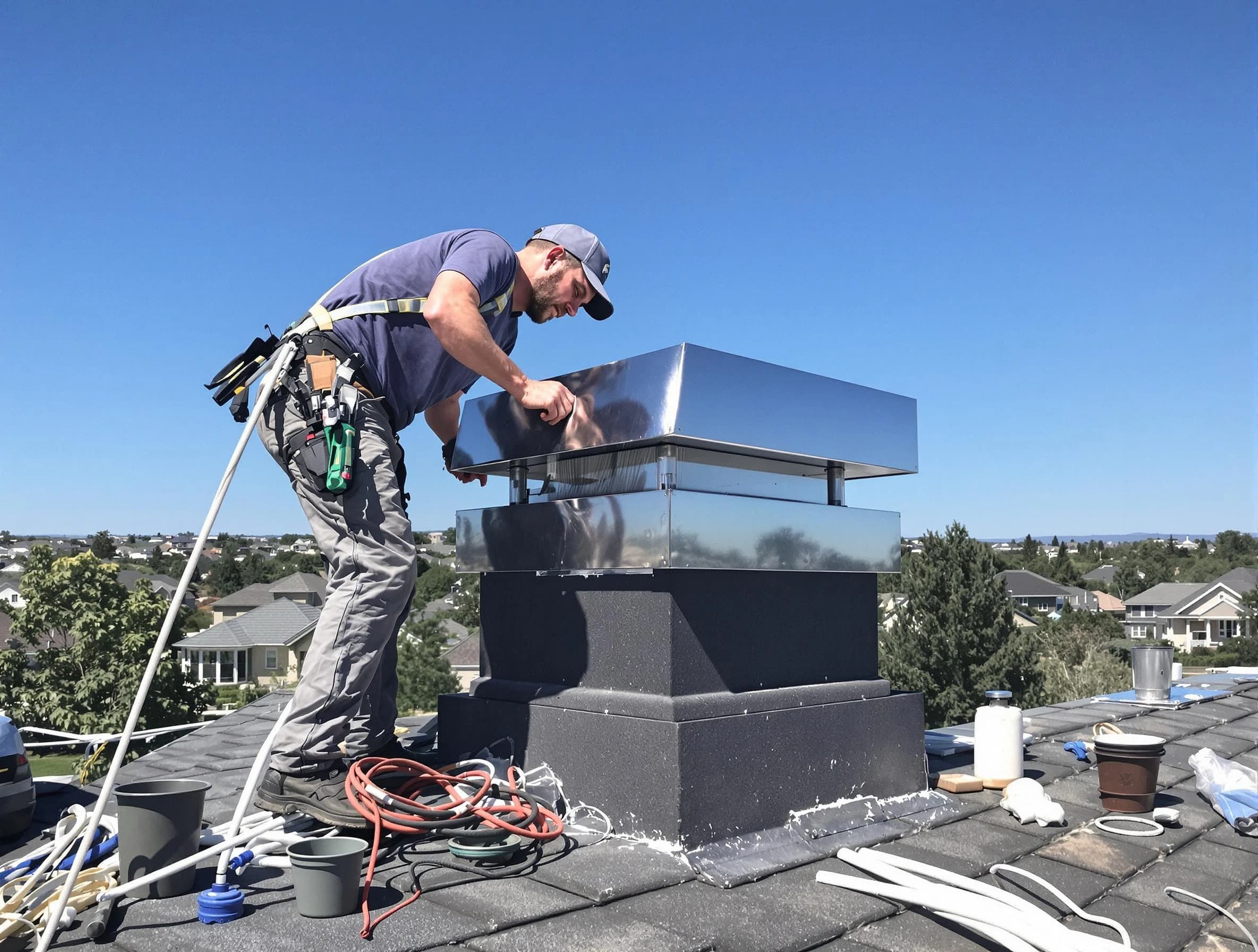 Chimney Cap Services service in Marshall, PA
