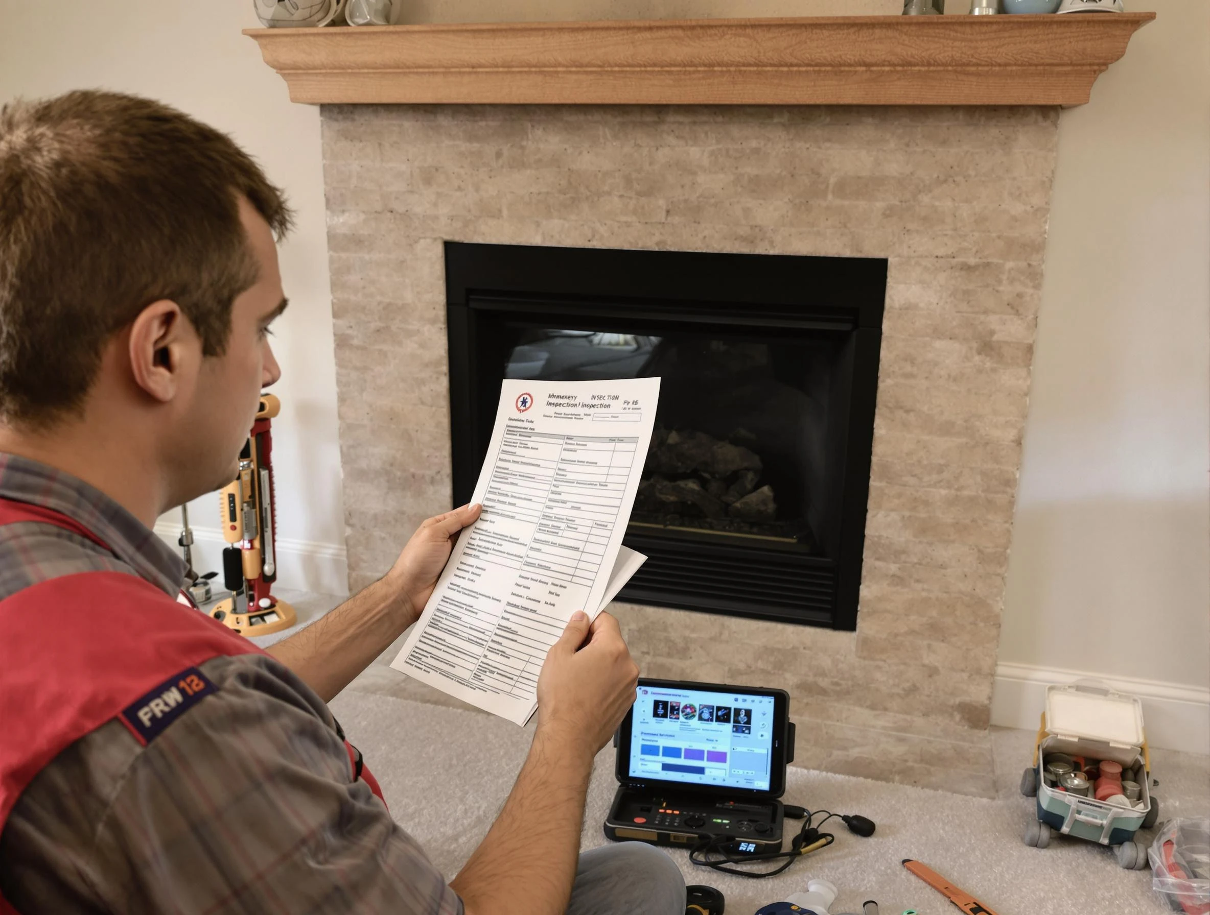 Thorough chimney inspection by Marshall Chimney Sweep in Marshall, PA