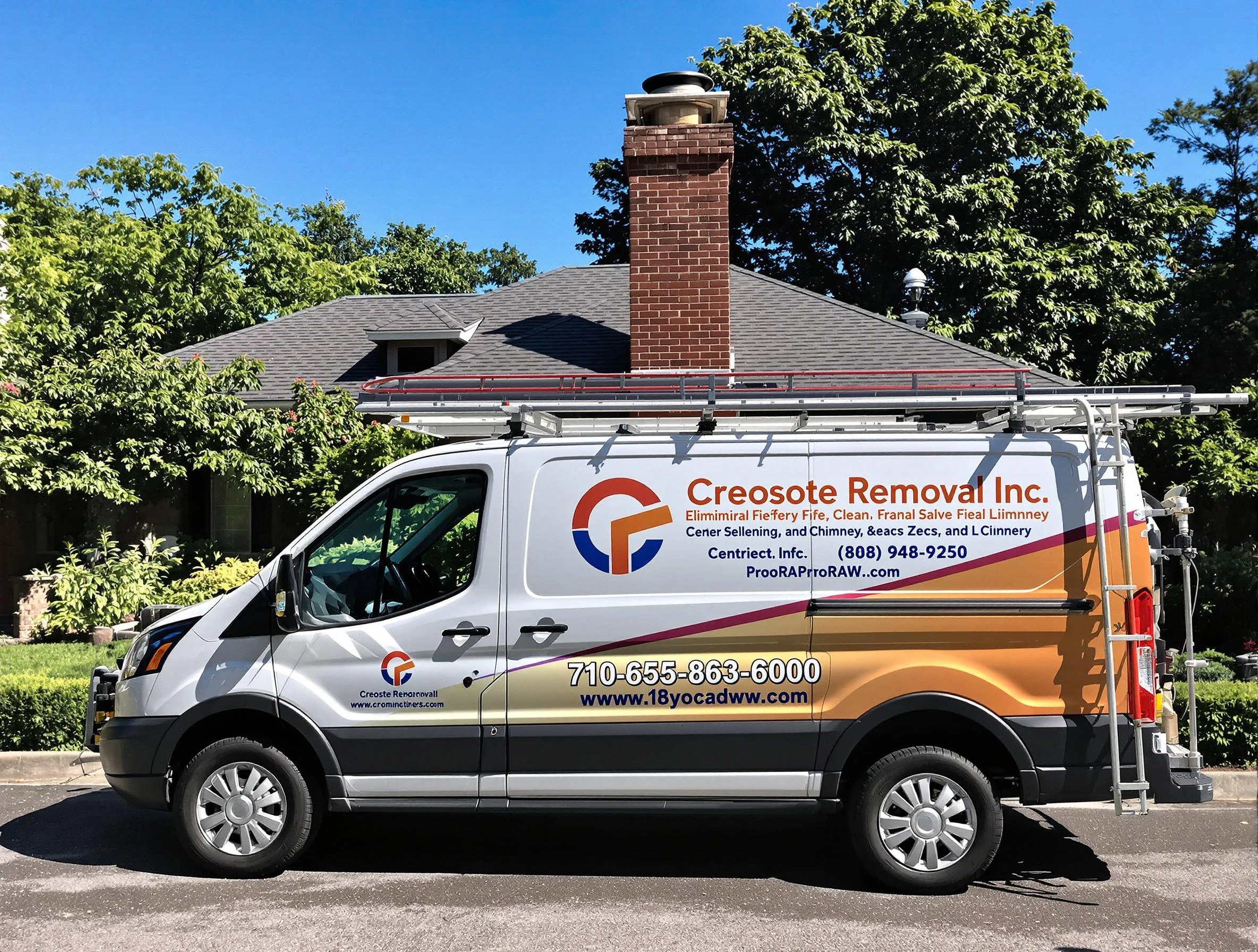Marshall Chimney Sweep technician removing creosote safely in Marshall, PA